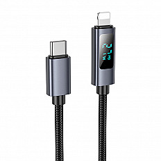 Кабель HOCO X112 USB-C to Lightning 8pin, 27W, черный