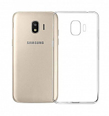 Чехол-накладка BoraSCO Samsung Galaxy J2 (2018) силиконовая, прозрачный
