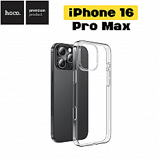 Чехол-накладка HOCO Creative Case iPhone 16 Pro Max, силиконовый, прозрачный