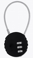 Замок навесной кодовый RX XL-706, 37x86x9мм, черный