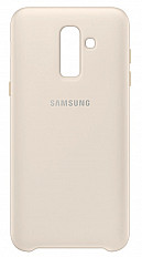Чехол-накладка Samsung Dual Layer Cover EF-PJ810 для Galaxy J8 (2018) белый