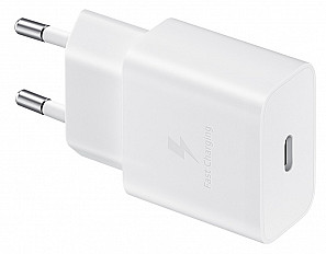 Сетевое зарядное устройство Samsung EP-T1510XWE 15W + кабель TYPE-C, белый