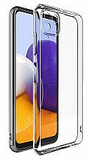 Чехол-накладка Borasco Samsung Galaxy A22/M22 силиконовый, прозрачный