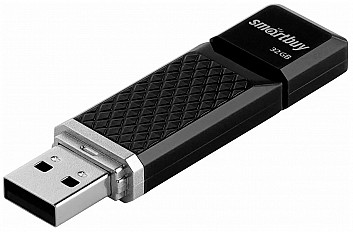 USB Флеш-накопитель Smartbuy Quartz 32 Гб черный