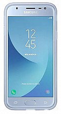 Чехол-накладка Samsung Cover EF-AJ330 для Galaxy J3 (2017) синий