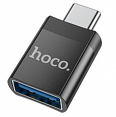 Переходник HOCO UA17 Type-C to USB 3.0 черный