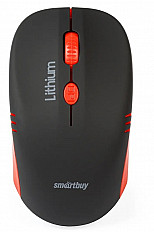 Беспроводная мышь Smartbuy SBM-344CAG-KR черный-красный