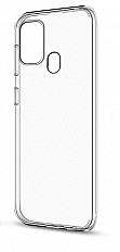 Чехол-накладка BoraSCO Samsung Galaxy A21s силиконовая, прозрачный