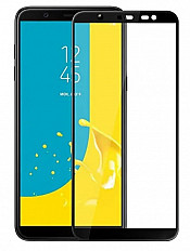 Защитное стекло 3D Samsung J8 (2018) черный